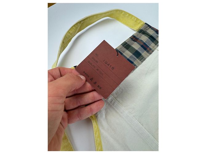 Abito in cotone vintage Issey Miyake giallo M - vista 8