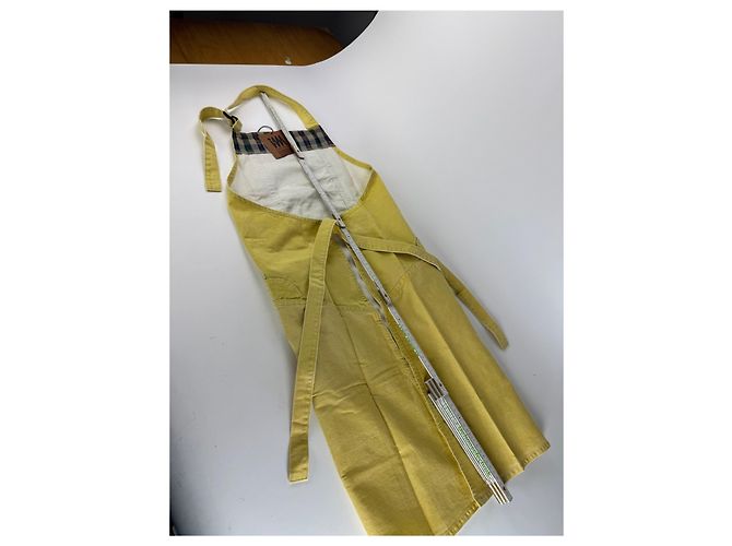 Abito in cotone vintage Issey Miyake giallo M - vista 9
