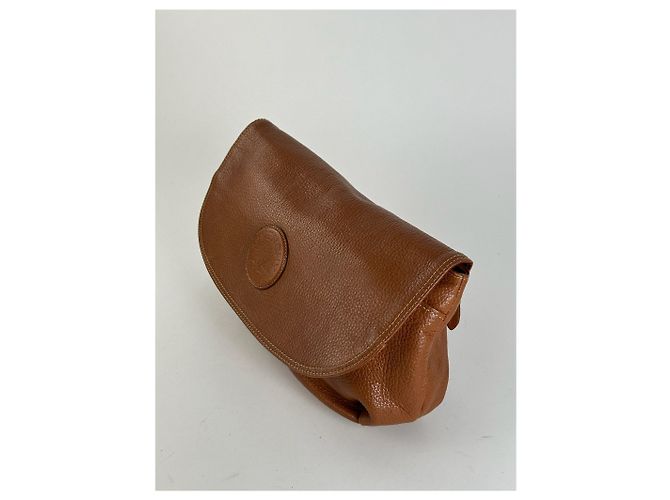 Clutch in pelle vintage Givenchy marrone - vista 10