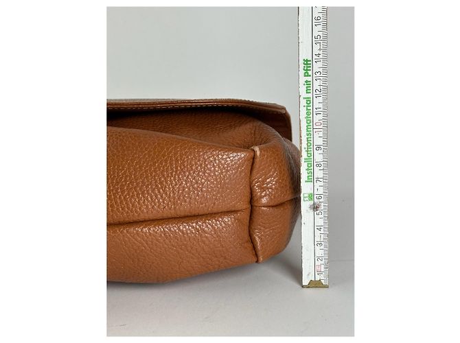 Clutch in pelle vintage Givenchy marrone - vista 8