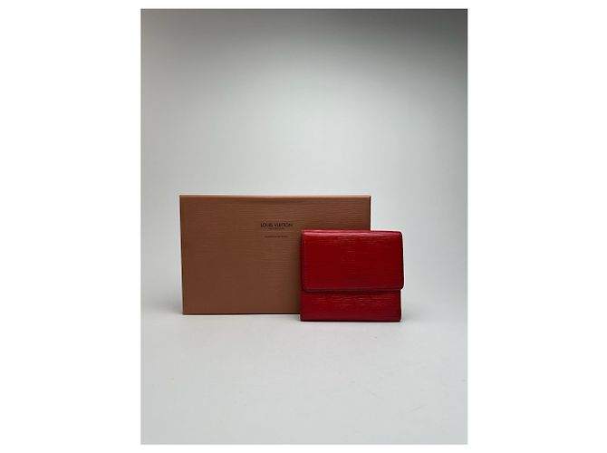 Vintage Louis Vuitton EPI Leather wallet red - view 2