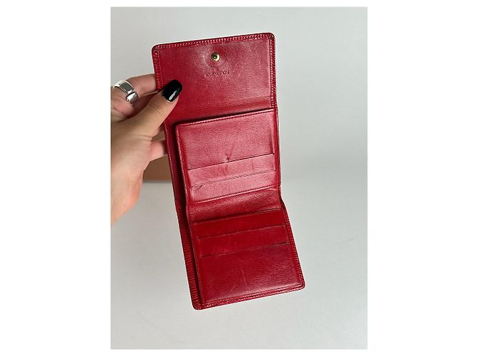 Vintage Louis Vuitton EPI Leather wallet red - view 5