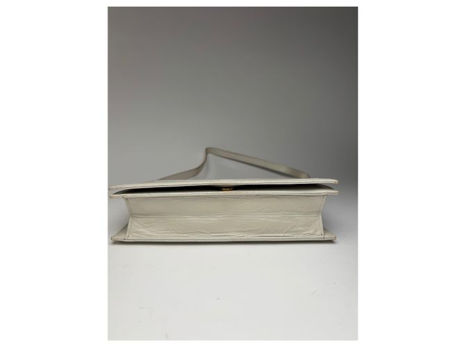 Vintage Yves Saint Laurent Ledertasche weiß - Ansicht 12