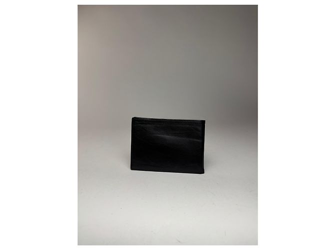 Vintage Loewe Madrid Flapable leather wallet black - view 13