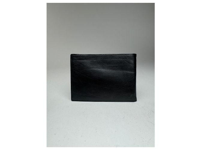 Vintage Loewe Madrid Flapable leather wallet black - view 2