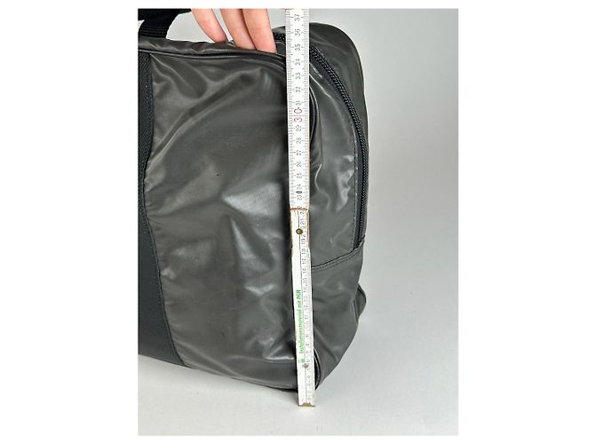 Borsa da viaggio vintage Issey Miyake Nero - vista 11