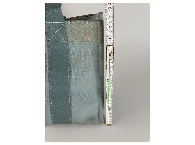 Trim Vintage Hermès Tasche hellblau Silber - Ansicht 7
