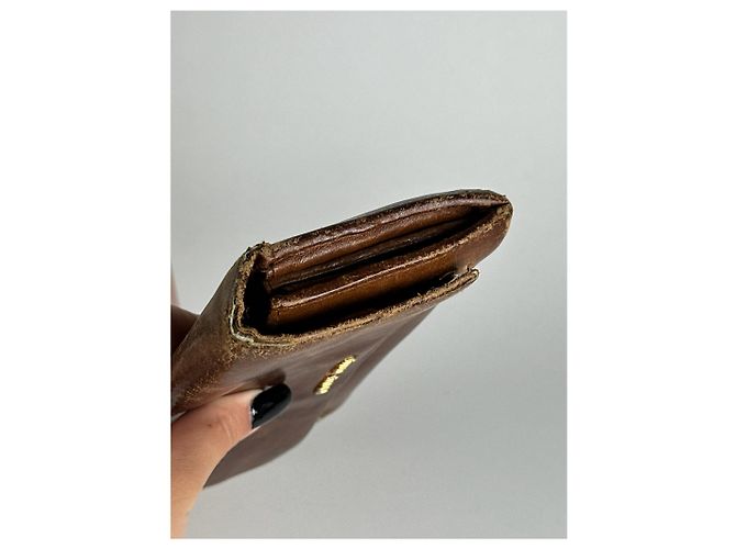 Vintage Miu Miu Leather wallet brown - view 6