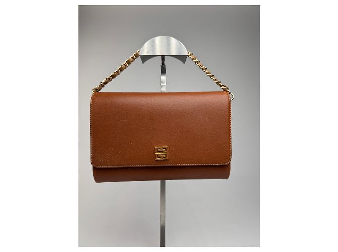 Vintage Givenchy 4G Ledertasche braun - Ansicht 11