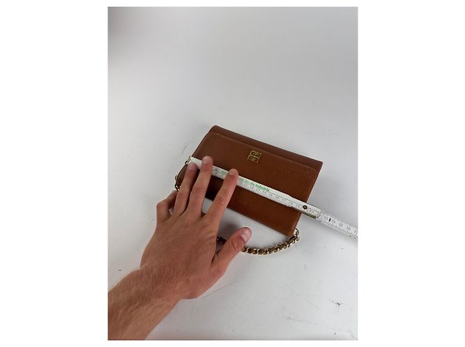 Vintage Givenchy 4G Ledertasche braun - Ansicht 13