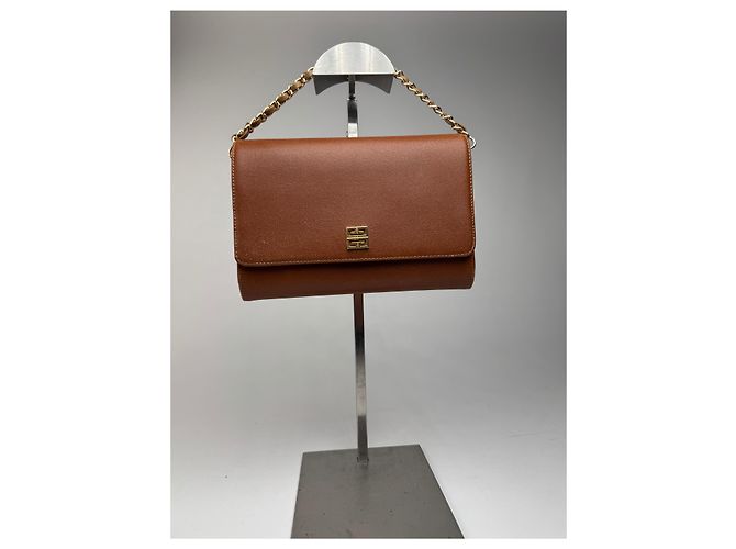 Vintage Givenchy 4G Ledertasche braun - Ansicht 15