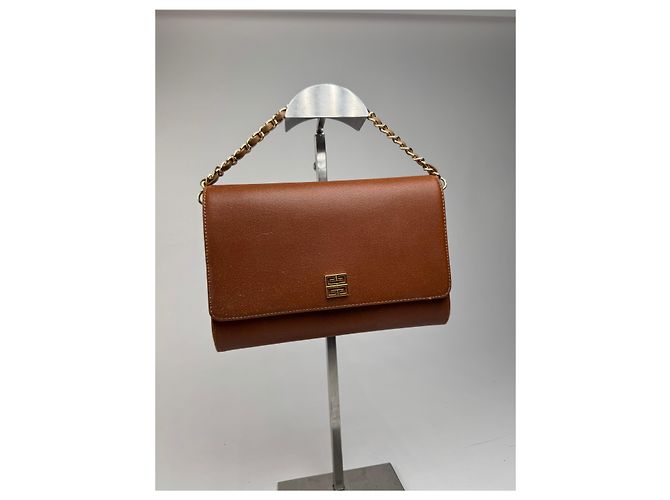 Vintage Givenchy 4G Ledertasche braun - Ansicht 4