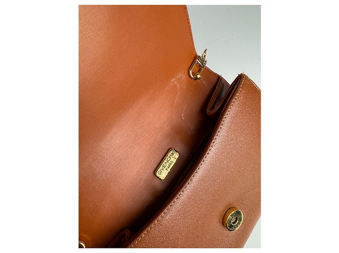 Vintage Givenchy 4G Ledertasche braun - Ansicht 9