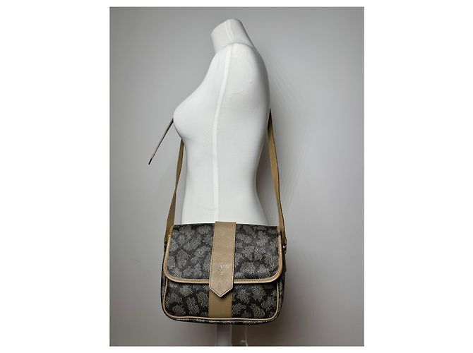 Vintage Yves Saint Laurent Ledertasche grau braun Schwarz - Ansicht 14
