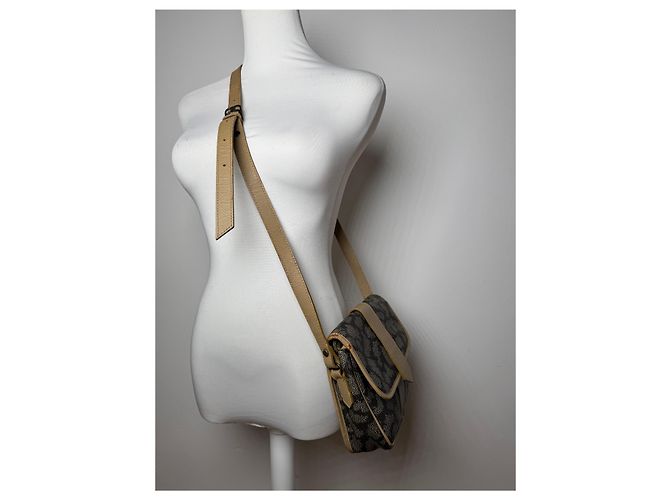 Vintage Yves Saint Laurent Ledertasche grau braun Schwarz - Ansicht 15