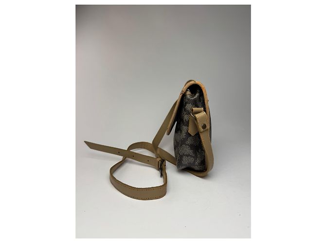 Vintage Yves Saint Laurent Ledertasche grau braun Schwarz - Ansicht 3