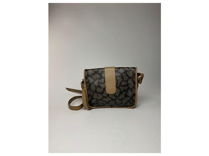 Vintage Yves Saint Laurent Ledertasche grau braun Schwarz - Ansicht 7