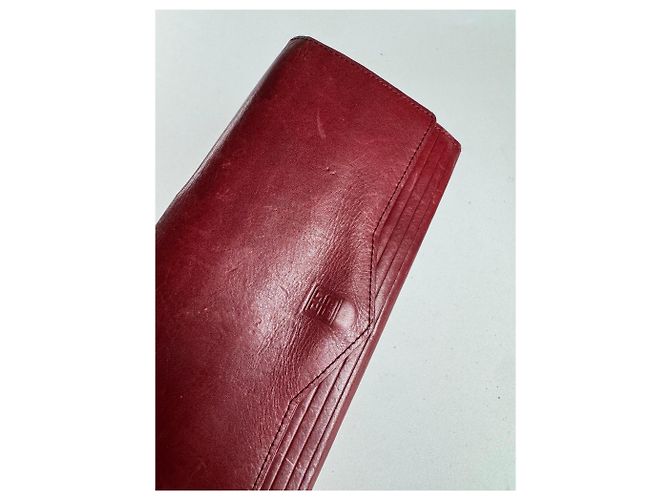 Vintage Givenchy Leather wallet red - view 10