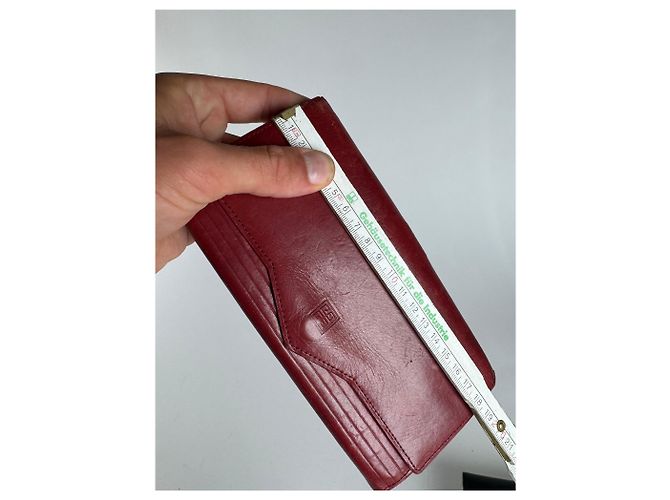 Vintage Givenchy Leather wallet red - view 11