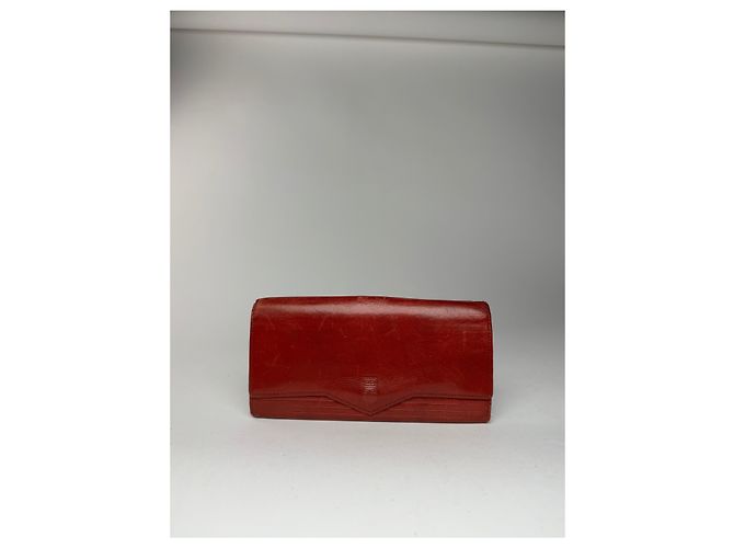 Vintage Givenchy Leather wallet red - view 3