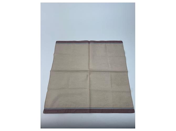 Céline Sciarpa vintage Celine beige marrone - vista 3