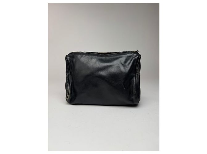 Clutch in pelle Loewe Madrid vintage nera Nero - vista 2