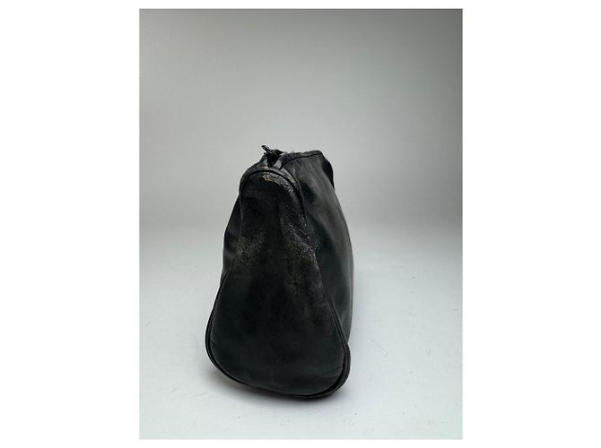 Clutch in pelle Loewe Madrid vintage nera Nero - vista 5