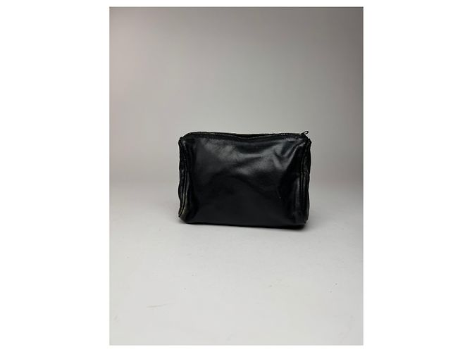Clutch in pelle Loewe Madrid vintage nera Nero - vista 6
