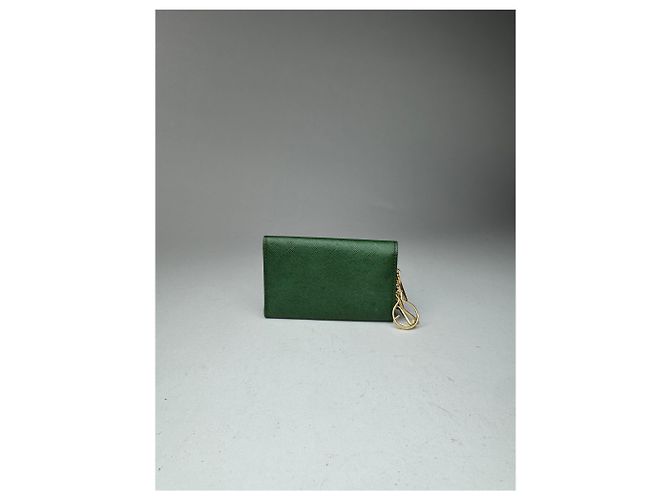 Vintage Givenchy Leather key holder green - view 13