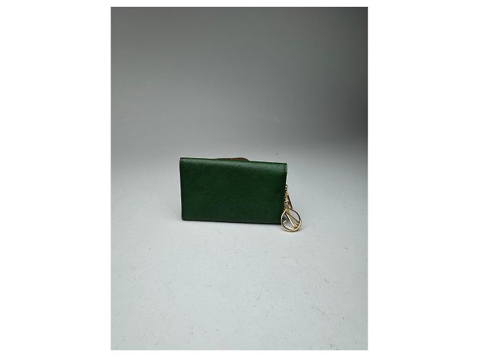 Vintage Givenchy Leather key holder green - view 2
