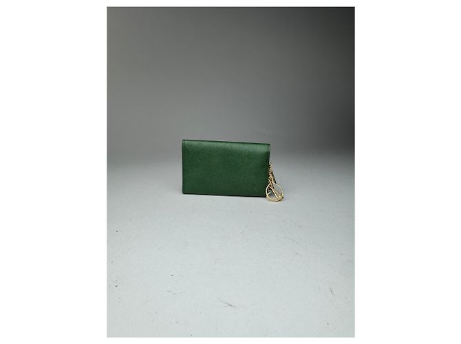 Vintage Givenchy Leather key holder green - view 8
