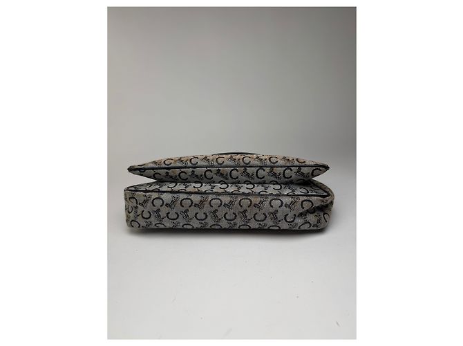 Céline Vintage Celine Paris Monogramm Tasche Schwarz - Ansicht 12