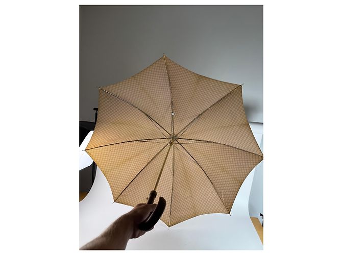 Céline Ombrello vintage Celine Monogram beige - vista 10