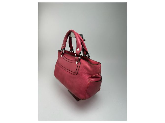 Céline Vintage Celine Boogie Ledertasche rosa Pink - Ansicht 13