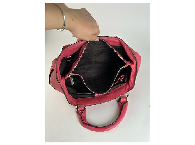Céline Vintage Celine Boogie Ledertasche rosa Pink - Ansicht 14
