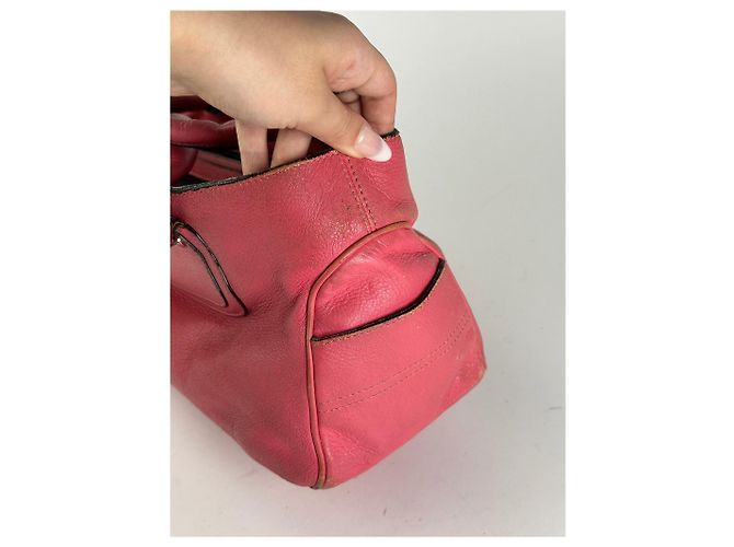 Céline Vintage Celine Boogie Ledertasche rosa Pink - Ansicht 7