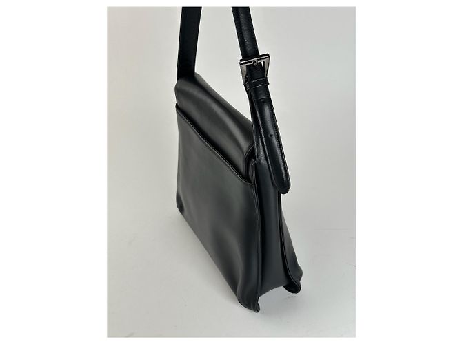 Vintage Givenchy Ledertasche schwarz - Ansicht 11