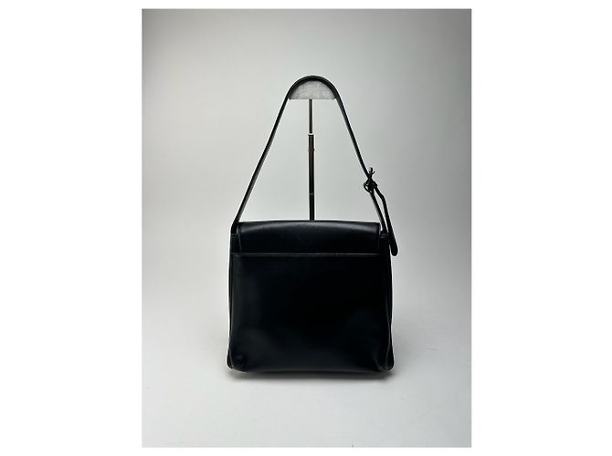 Vintage Givenchy Ledertasche schwarz - Ansicht 2