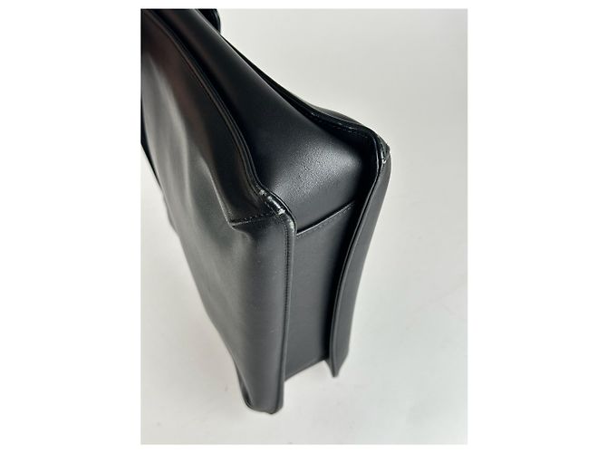 Vintage Givenchy Ledertasche schwarz - Ansicht 4