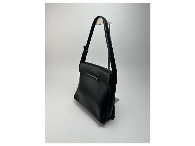 Vintage Givenchy Ledertasche schwarz - Ansicht 7