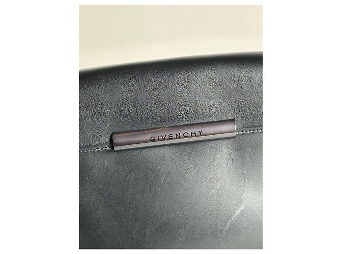 Vintage Givenchy Ledertasche schwarz - Ansicht 9