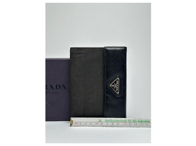Vintage Prada Leather wallet Black - view 11