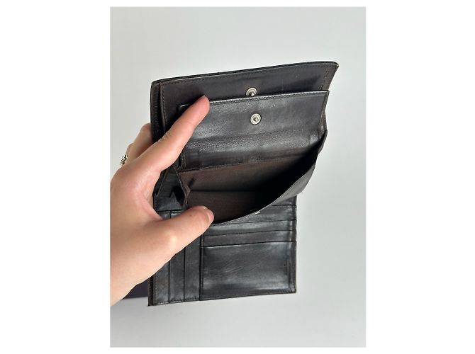 Vintage Prada Leather wallet Black - view 3