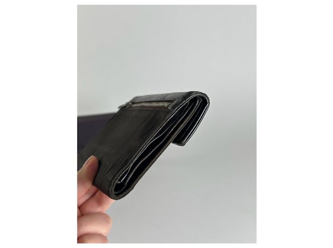 Vintage Prada Leather wallet Black - view 7