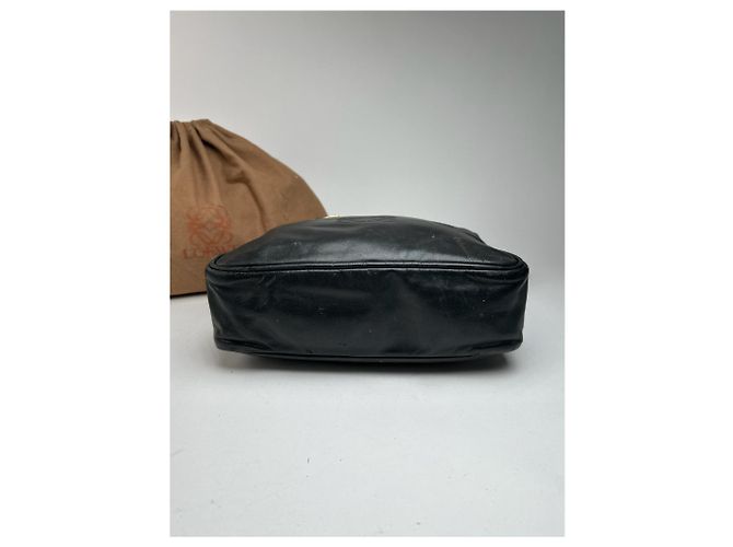 Vintage Loewe Madrid Ledertasche schwarz - Ansicht 13