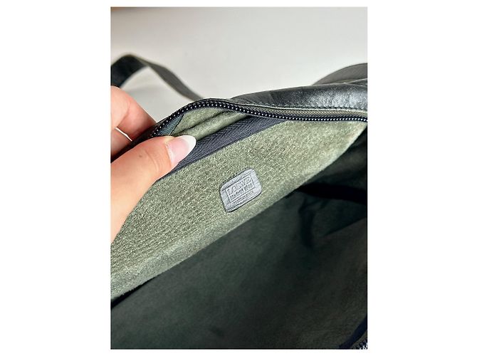 Vintage Loewe Madrid Ledertasche schwarz - Ansicht 15