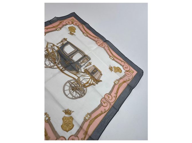 Céline Vintage Celine Scarf Pink Grey - view 6