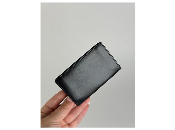 Vintage Dior Leather Card Holder black - view 2