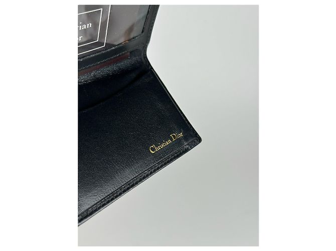Vintage Dior Leather Card Holder black - view 7