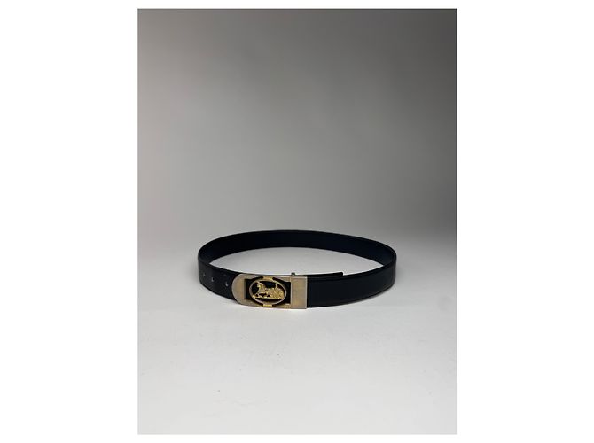 Céline Vintage Celine Paris Ledergürtel schwarz - Ansicht 7